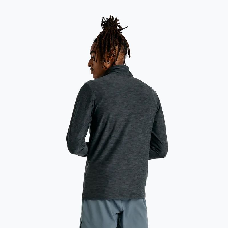 Férfi futó pulóver New Balance Space Dye 1/4 Zip black 3