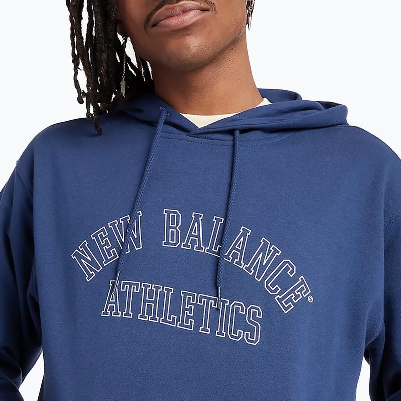 Férfi pulóver New Balance Graphic Hoodie navy 5