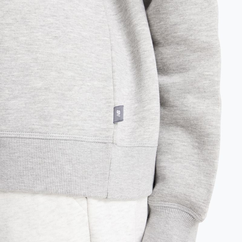 Női pulóver New Balance Sport Fleece Logo Crew atlétikai szürke 6
