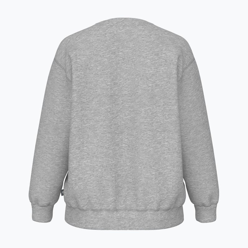 Női pulóver New Balance Sport Fleece Logo Crew atlétikai szürke 2