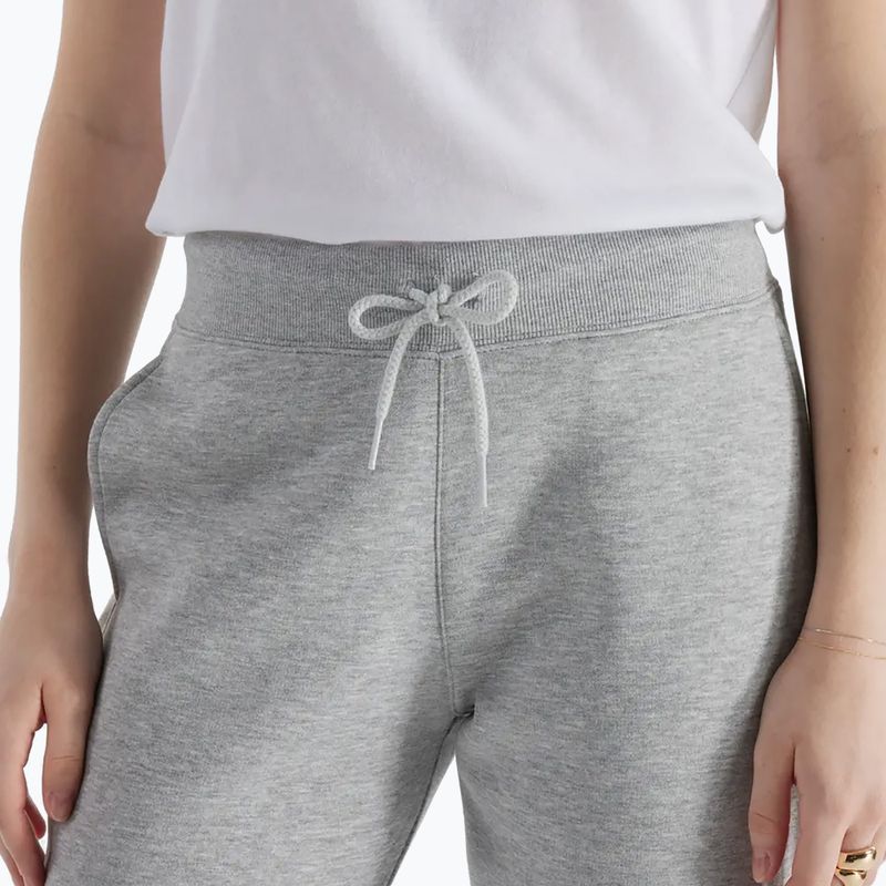Női New Balance Fleece Jogger nadrág atlétikai szürke 4