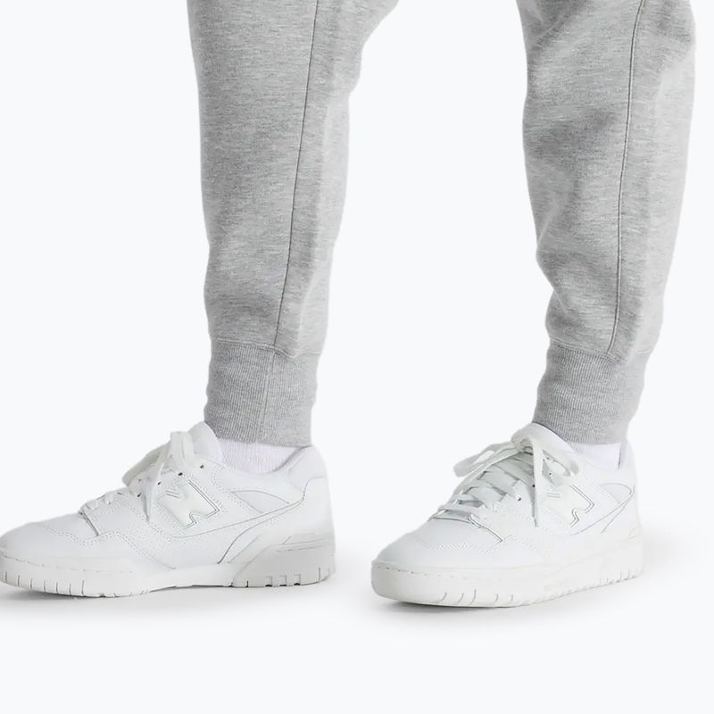 Női New Balance Fleece Jogger nadrág atlétikai szürke 5