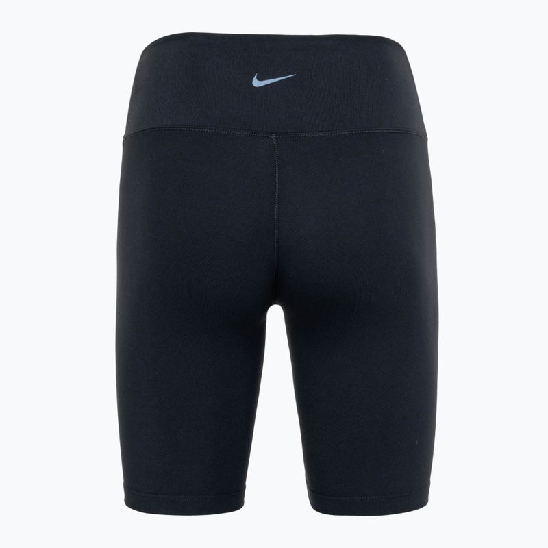 Női rövidnadrág Nike One High-Waisted black/black 2