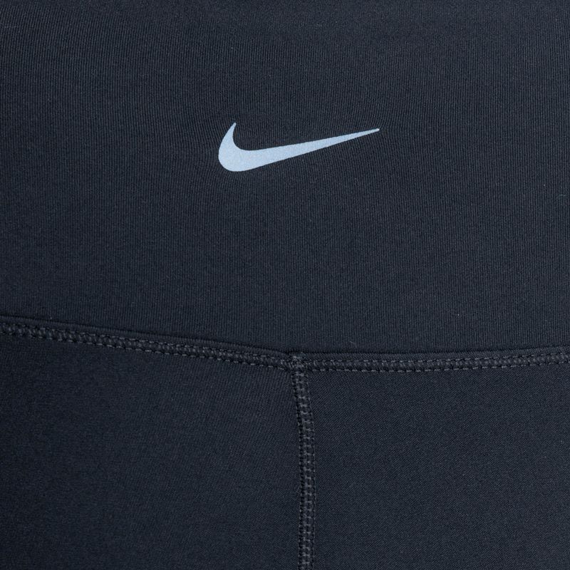 Női rövidnadrág Nike One High-Waisted black/black 4