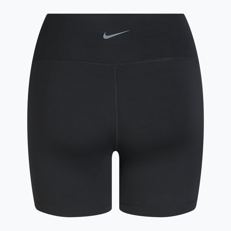 Női Nike One High-Waisted 5" Biker rövidnadrág fekete 2