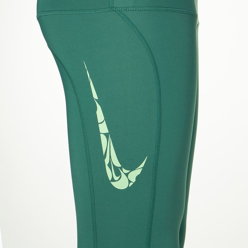 Női futó leggings Nike Fast Mid Rise 7/8 bicoastal/vapor green női futóleggings 5