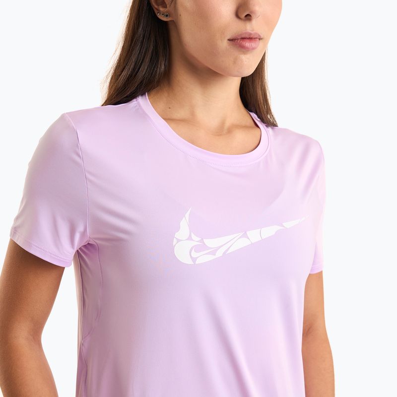 Női Nike One Swoosh póló lila virág/fehér 3