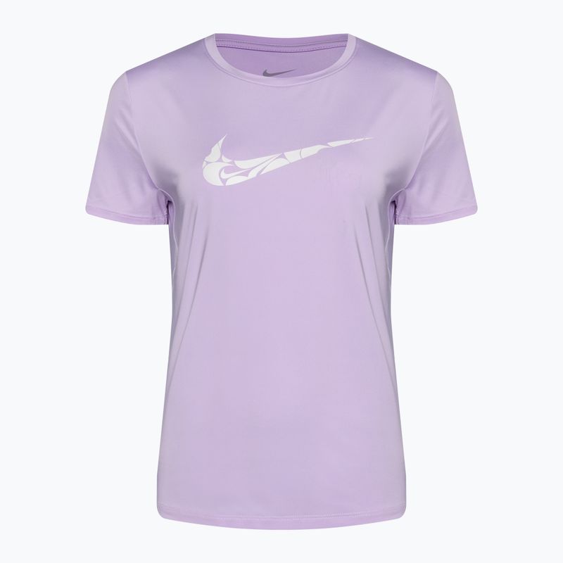 Női Nike One Swoosh póló lila virág/fehér 4