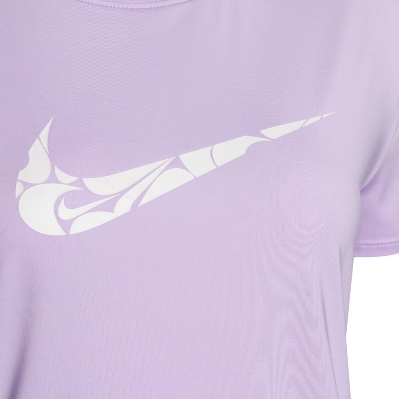 Női Nike One Swoosh póló lila virág/fehér 6