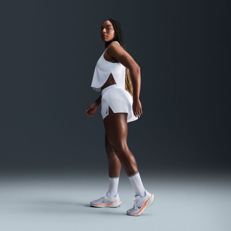 Női futótrikó Nike AeroSwift Dri-Fit ADV Cropped Tank Top off white/black 7