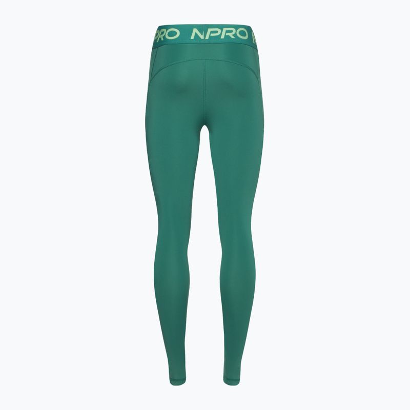 Női edző leggings Nike Pro Dri-FIT Mid-Rise 7/8 Graphic bicoastal/vapour green/white női edző leggings 2