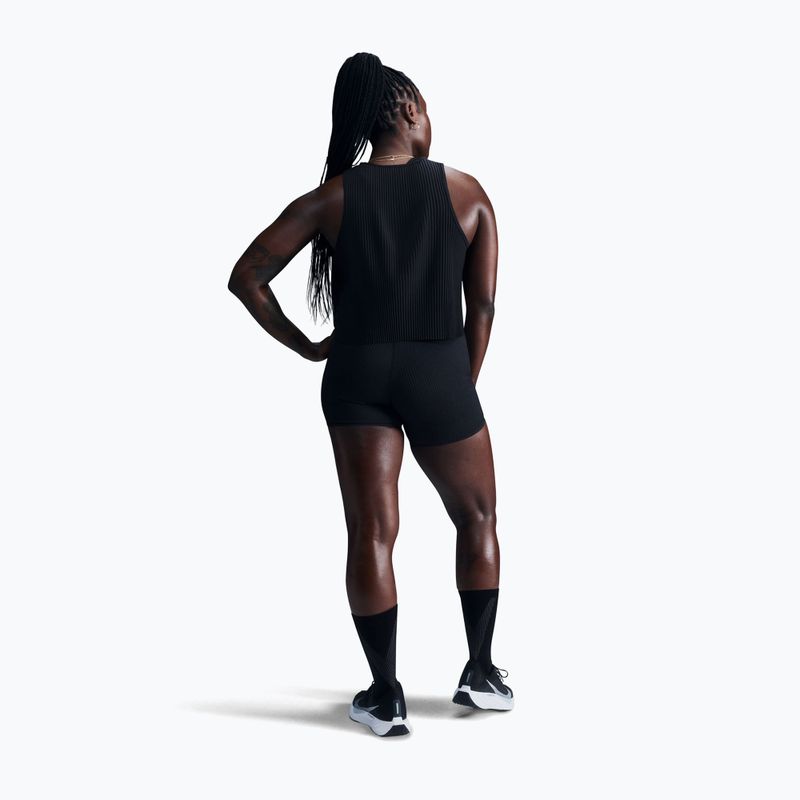 Női futópóló Nike AeroSwift Dri-Fit ADV Cropped Tank Top black/white 3