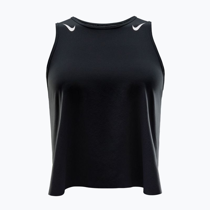 Női futópóló Nike AeroSwift Dri-Fit ADV Cropped Tank Top black/white 7