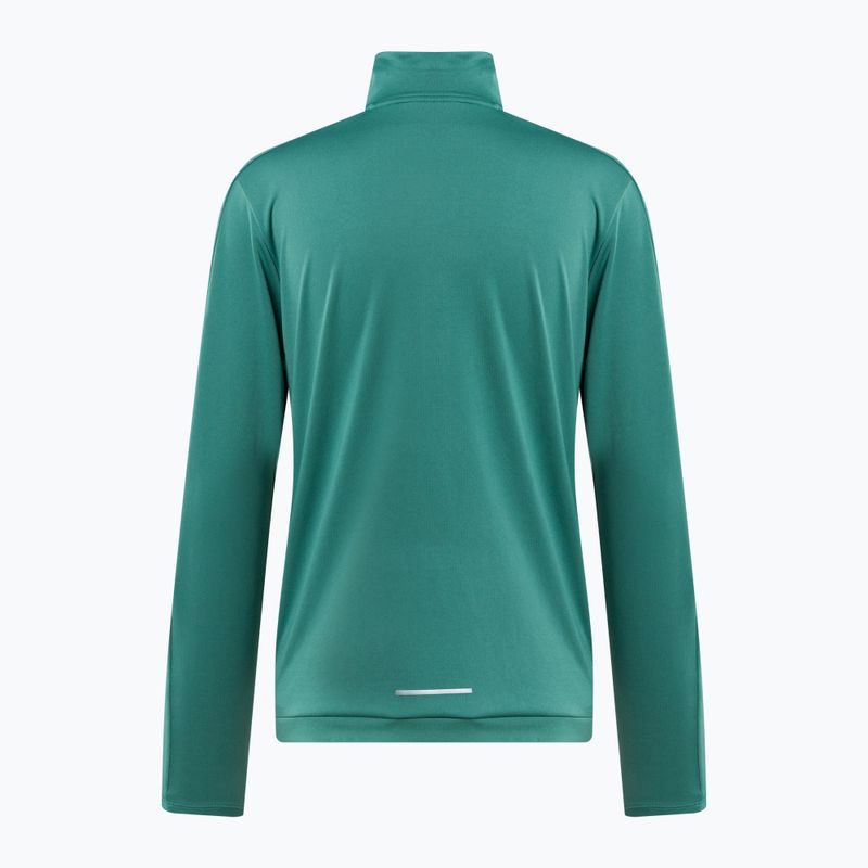 Női Nike Swoosh Dri-FIT 1/4-Zip Mid futópulóver bicoastal/vapor zöld 2