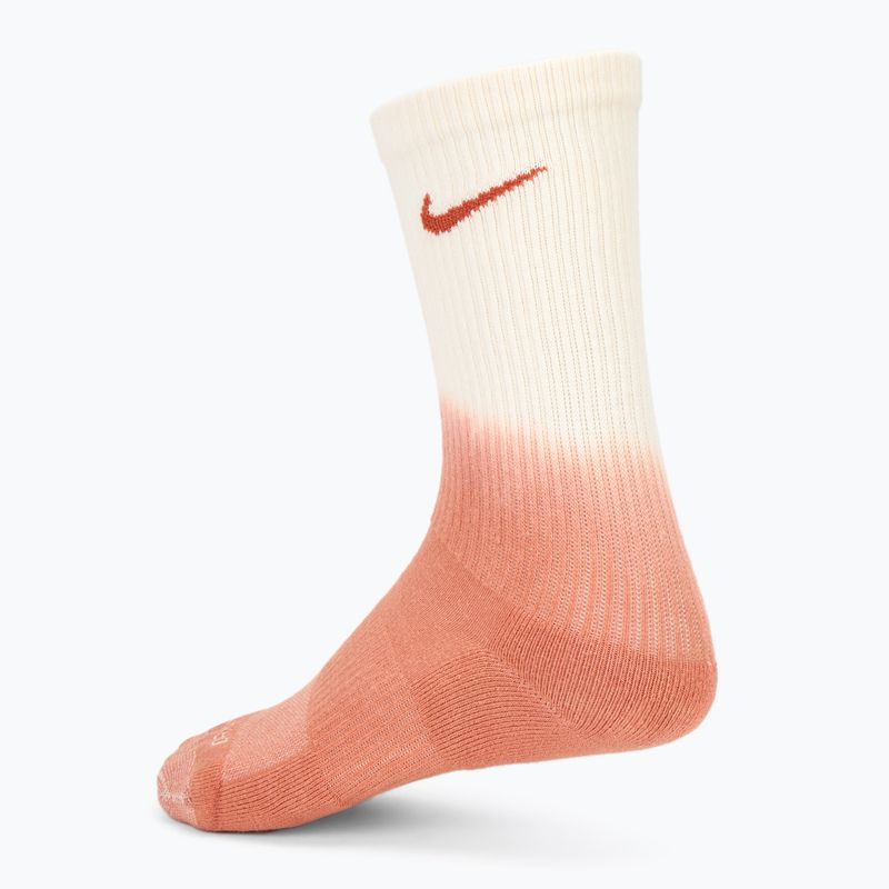 Zokni Nike Everyday Plus 2 pár multicolor/orange 2