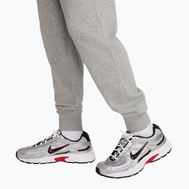 Férfi nadrág Nike Club French Terry Joggers dark grey heather/light smoke grey/white 7