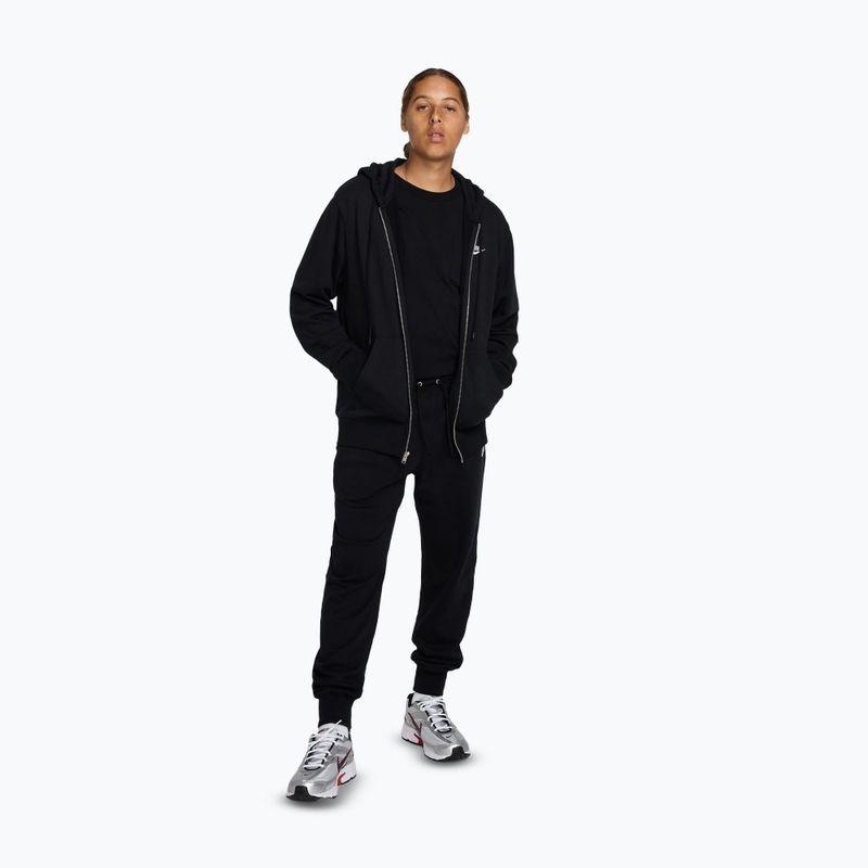 Férfi Nike Club French Terry Joggers black/black/white 2