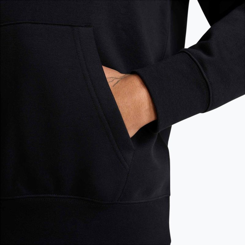 Férfi Nike Club French Terry pulóver kapucnis pulóver fekete/fekete/fehér 6