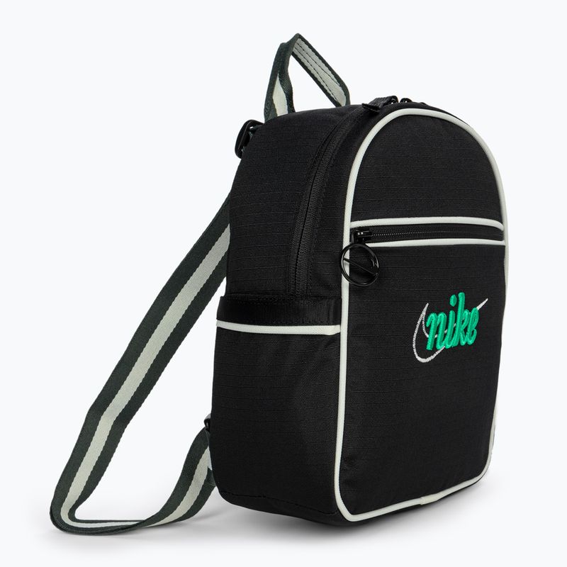 Nike Sportswear Női városi hátizsák Futura 365 Mini 6 l fekete/vitorla/stadion zöld 3