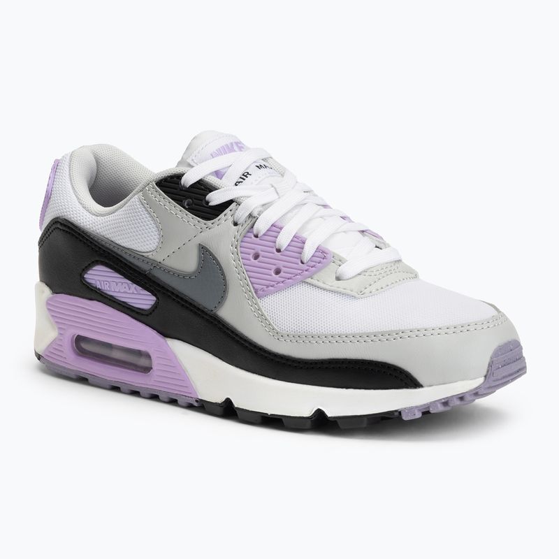 Nike Air Max 90 női cipő fehér/lila/fotópor/hűvös szürke