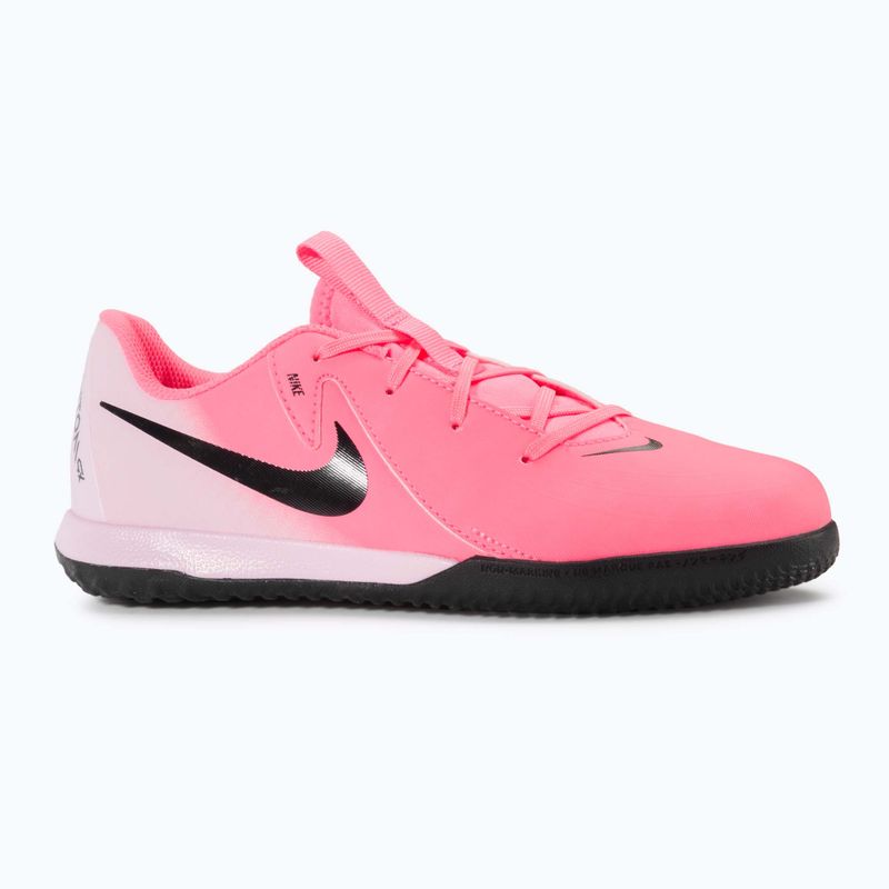 Nike Phantom GX II Academy IC sunset pulse/fekete gyermek focicipő 2