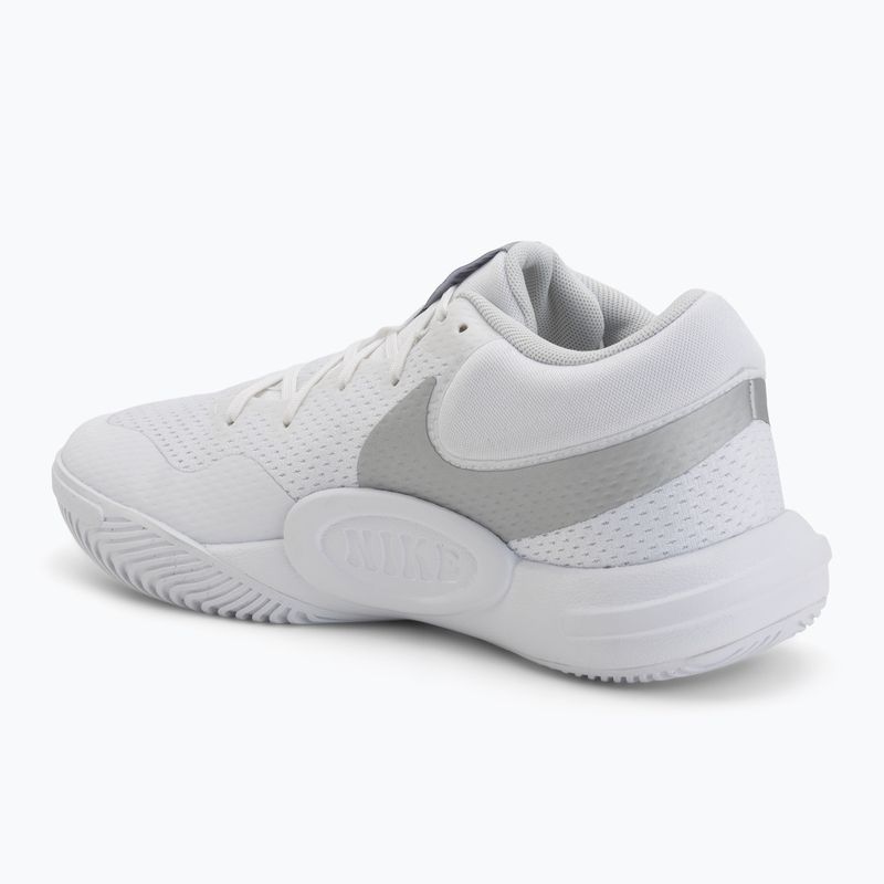Röplabda cipő Nike Hyperquick Court Flight white/photon dust/metallic silver 3