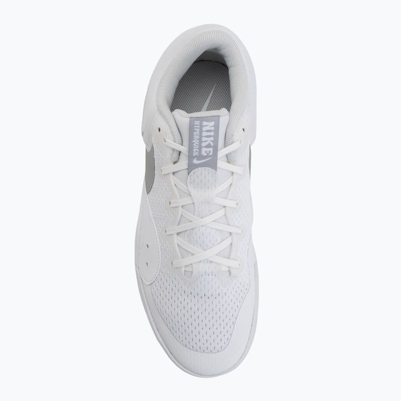 Röplabda cipő Nike Hyperquick Court Flight white/photon dust/metallic silver 5