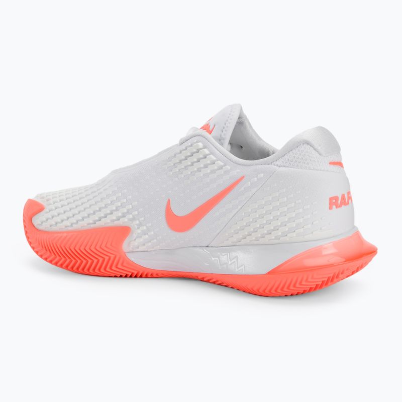 Férfi teniszcipő Nike Air Zoom Vapor Vapor Cage 4 Rafa Clay fehér/fehér/bright mango 3