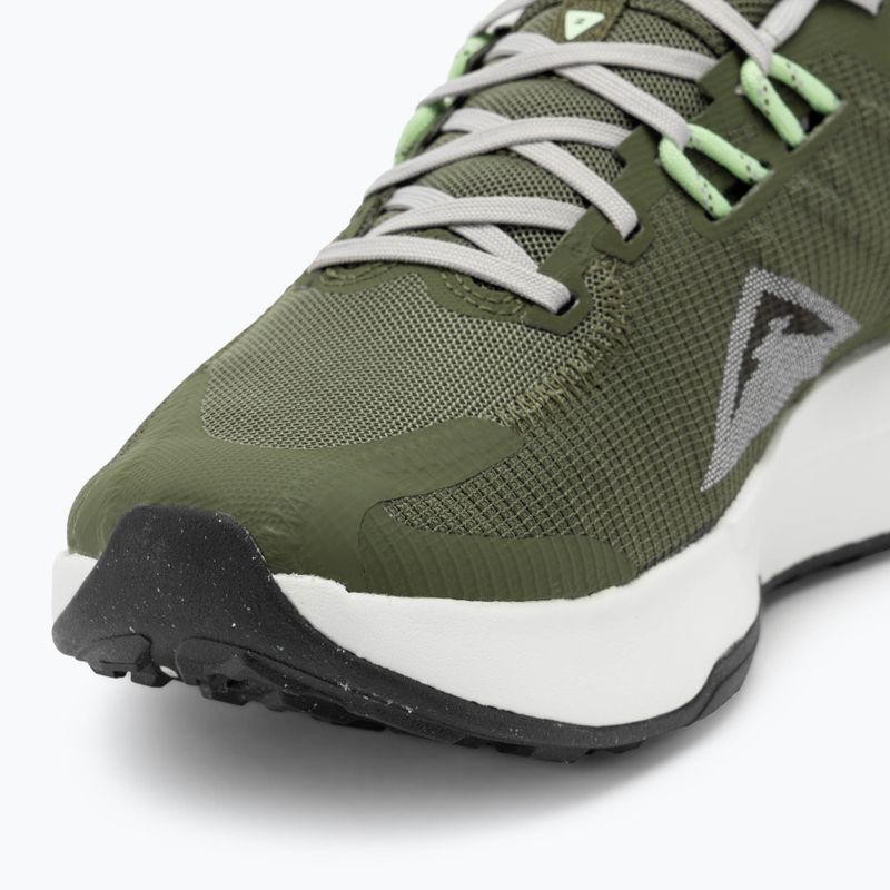 Nike Juniper Trail 2 Next Nature férfi futócipő közepes olajzöld/világos vas/lila virág/csúcsfehér 7