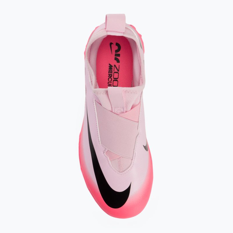 Gyermek focicipő Nike Zoom Mercurial Vapor 15 Academy TF rózsaszín hab/fekete 5