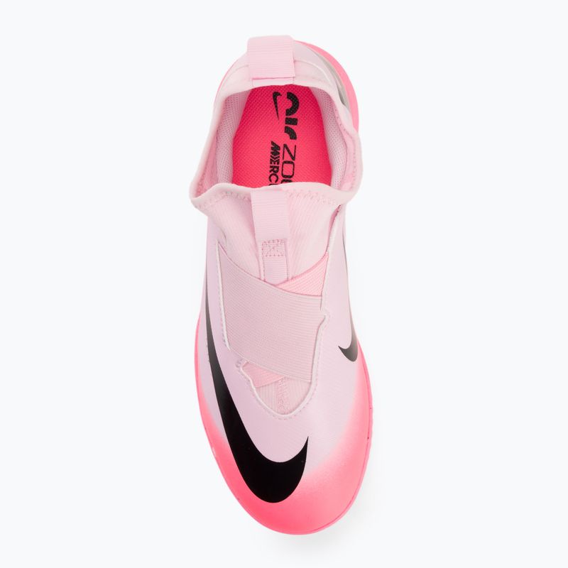 Gyermek futballcipő Nike Jr Zoom Mercurial Vapor 15 Academy IC rózsaszín hab/fekete 5