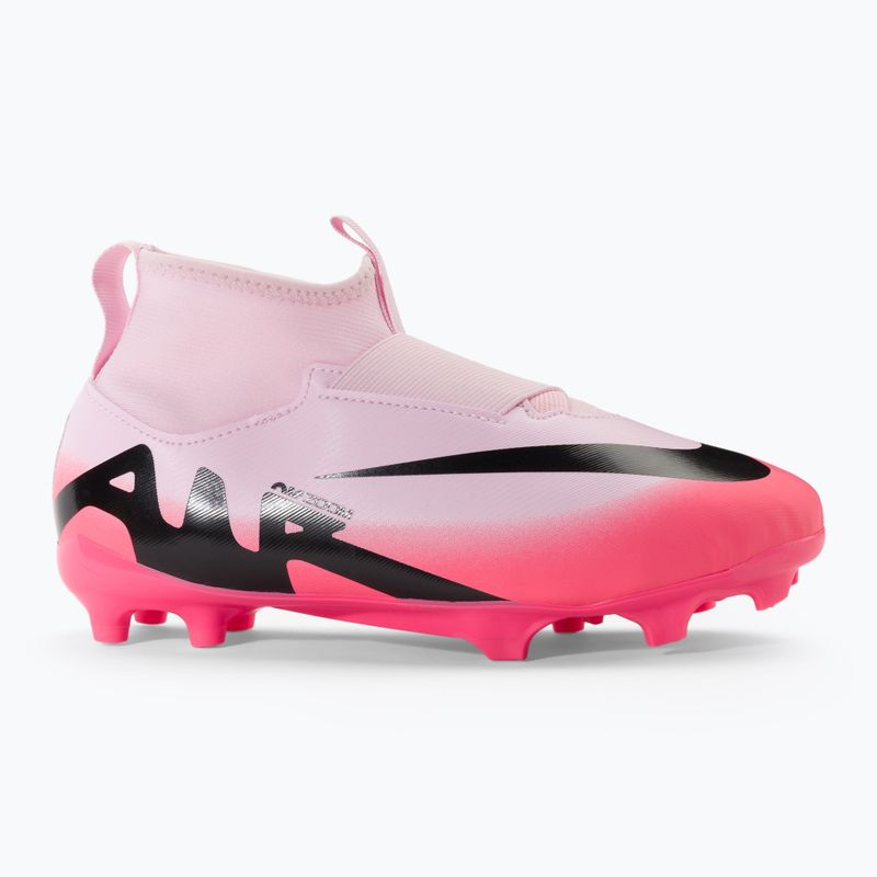 Gyermek focicipő Nike Zoom Mercurial Superfly 9 Academy FG/MG rózsaszín hab/fekete 2