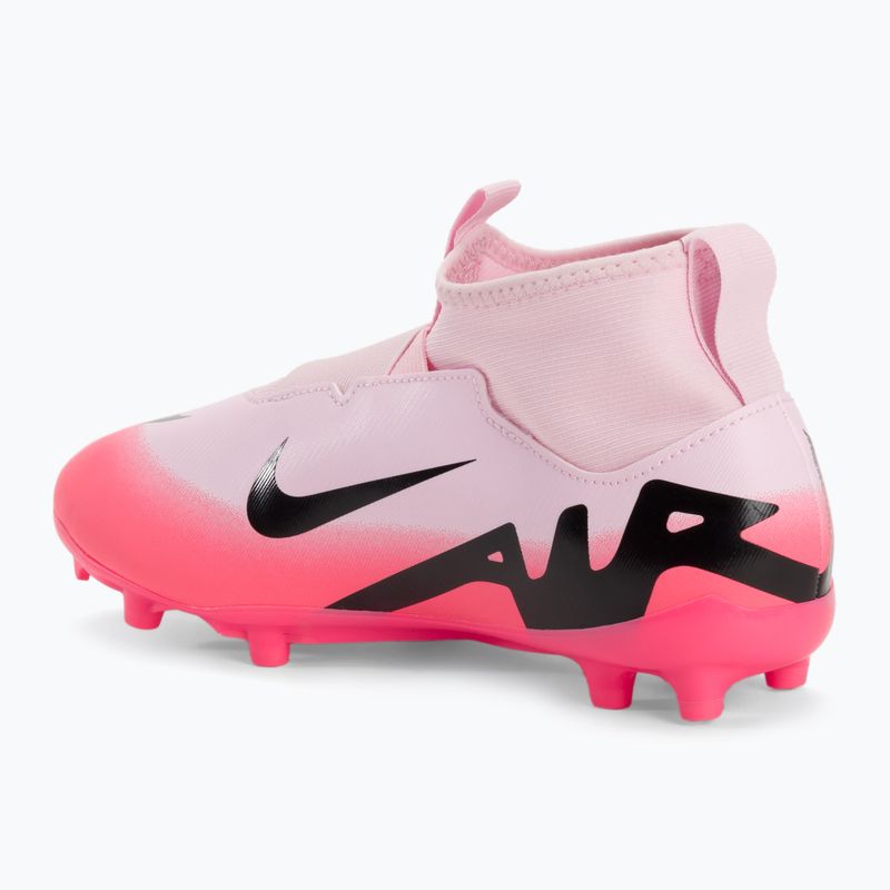 Gyermek focicipő Nike Zoom Mercurial Superfly 9 Academy FG/MG rózsaszín hab/fekete 3