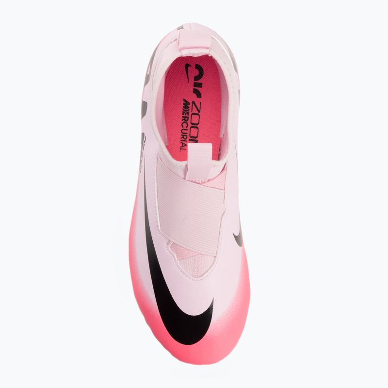 Gyermek focicipő Nike Zoom Mercurial Superfly 9 Academy FG/MG rózsaszín hab/fekete 5