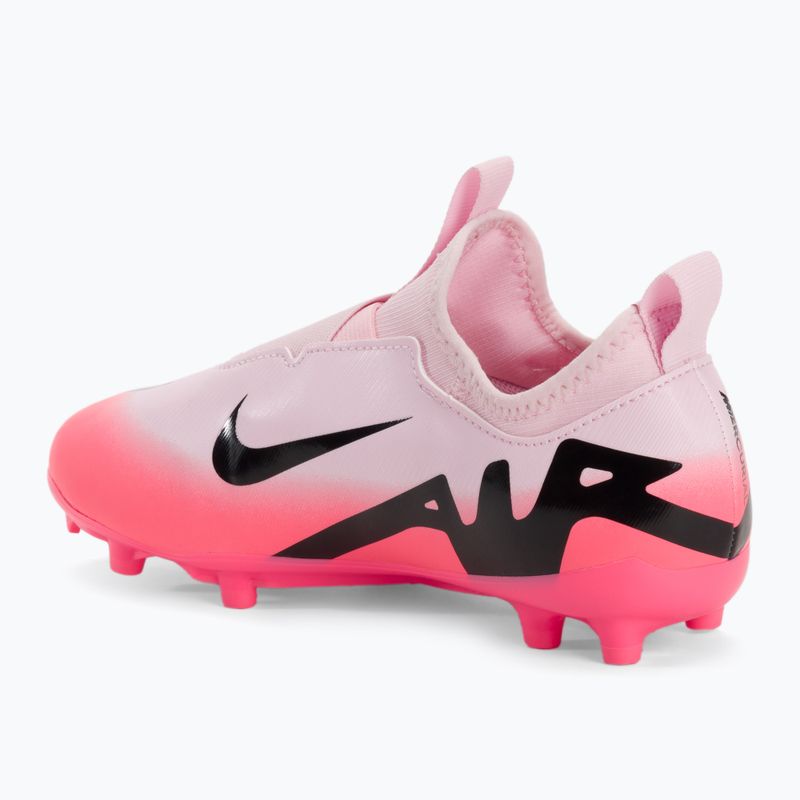 Nike Zoom Mercurial Vapor 15 Academy FG/MG rózsaszín hab/fekete gyermek focicipő 3