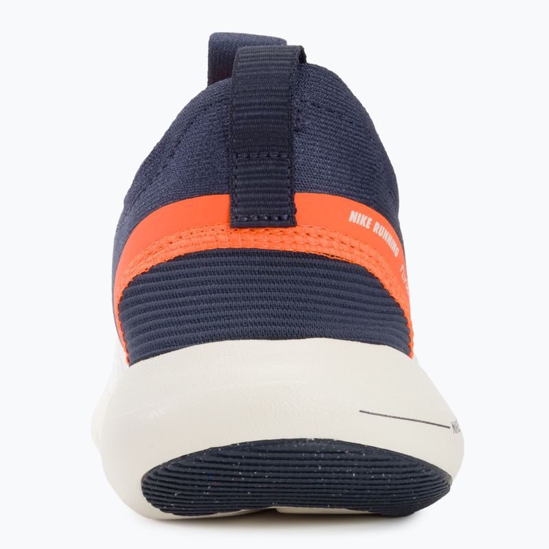 Férfi Nike Free Run Flyknit Next Nature futócipő light iron ore/sail/total narancs/thunder kék 6