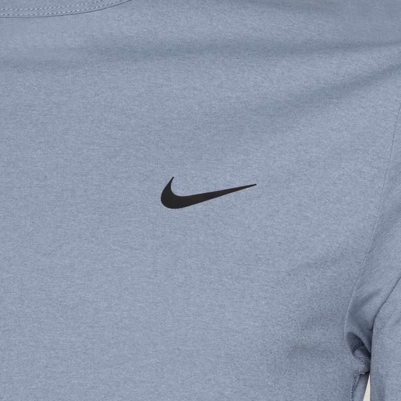 Férfi Nike Dri-Fit UV Hyverse póló hamuszürke/ fekete 3