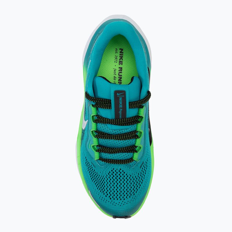 Nike Pegasus 41 aquamarine/fekete/zöld strike/foci szürke gyermek futócipő 5