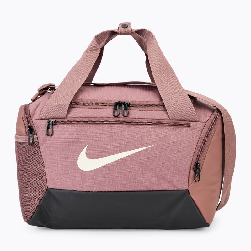 Sporttáska Nike Brasilia 9.5 Duffle 25 l smokey mauve/black/light orewood brown
