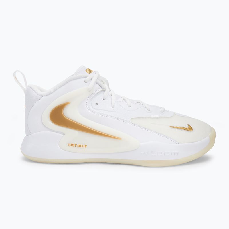 Nike React Hyperset 2 cipő fehér/fehér/fémes arany 2