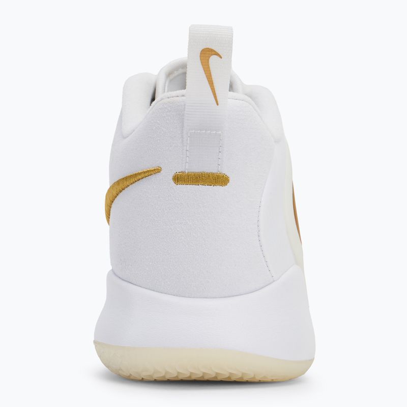 Nike React Hyperset 2 röplabdacipő fehér/fehér/fémes arany 6