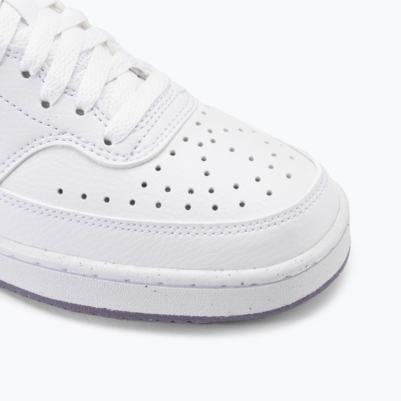 Nike Court Vision Low női cipő fehér/lila virág/daybreak 7