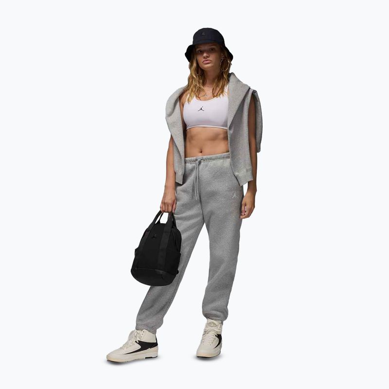 Női nadrág Jordan Brooklyn Fleece dark grey heather/white 2