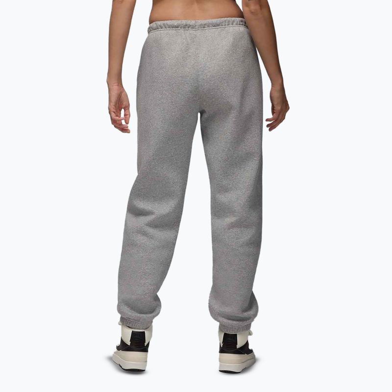 Női nadrág Jordan Brooklyn Fleece dark grey heather/white 3