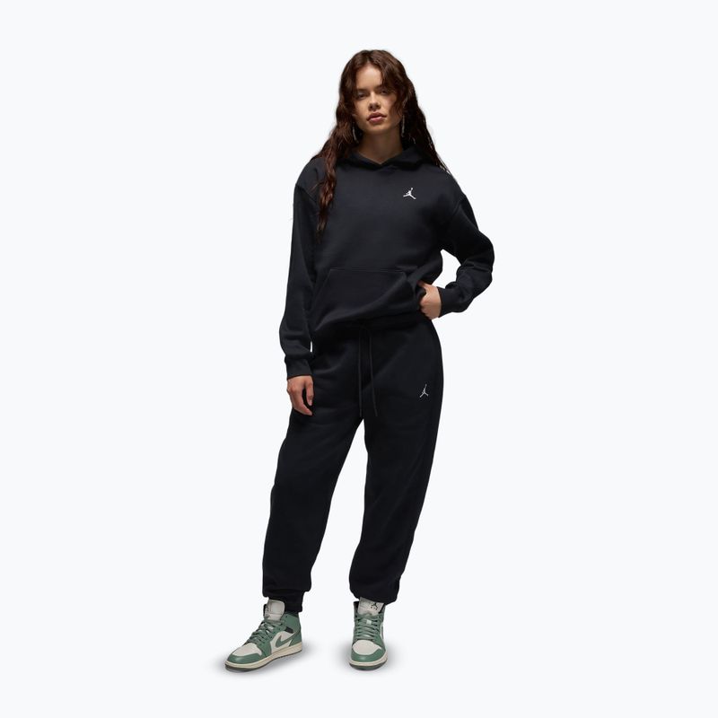 Női pulóver  Jordan Brooklyn Fleece Hoodie black/white 2
