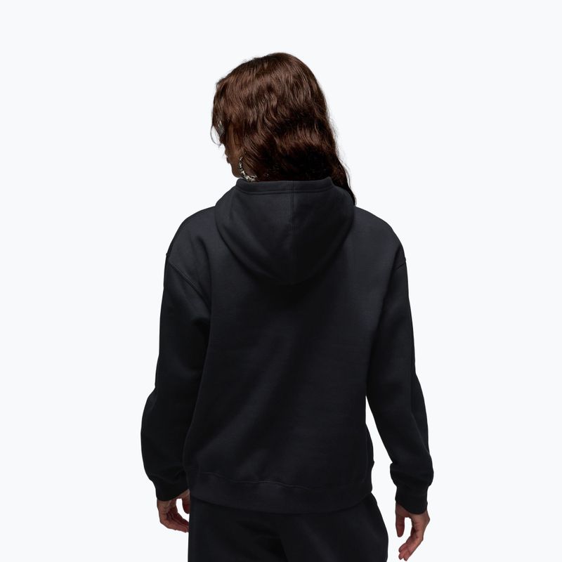 Női pulóver  Jordan Brooklyn Fleece Hoodie black/white 3