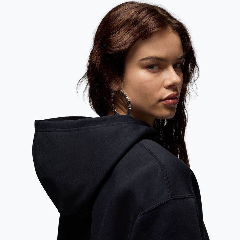 Női pulóver  Jordan Brooklyn Fleece Hoodie black/white 5