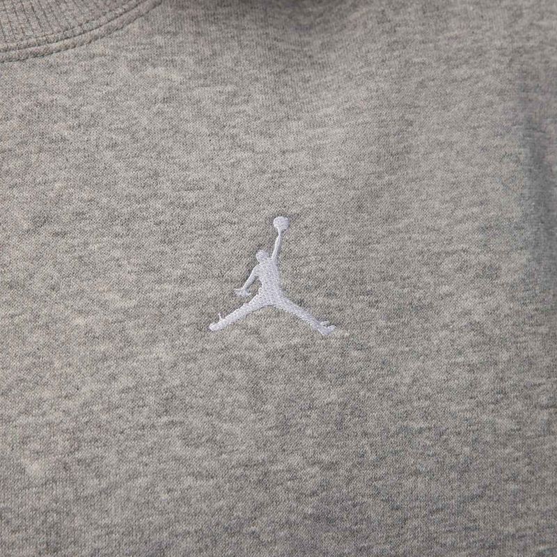 Női Nike Jordan Brooklyn Fleece sötétszürke szürke/fehér melegítőfelső 5
