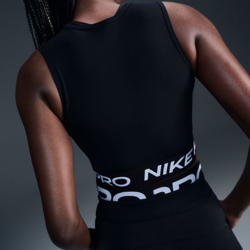 Női sporttrikó Nike Pro Dri-Fit black/white 10