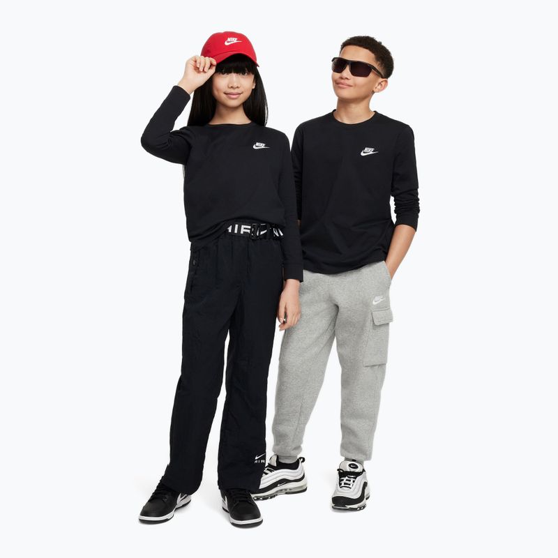 Gyermek hosszú ujjú Nike Sportswear black 2
